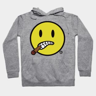 Bud The Cigar Chomping Smiley Face Hoodie